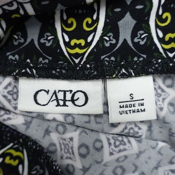 Cato Maxi Skirt Women's Small Multicolor Geometric Polyester Stretch Pull On - Picture 5 of 7